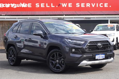 Grey 2025 Toyota RAV4 Wagon Edge (Awd) Hybrid