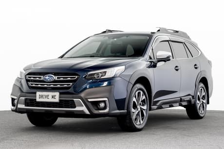 Blue 2021 Subaru Outback Wagon Awd Touring