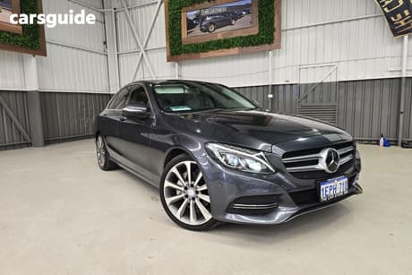 Grey 2014 Mercedes-Benz C250 Sedan Bluetec