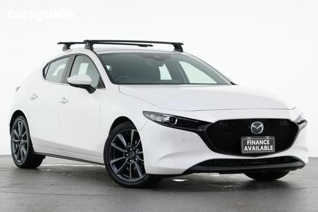 White 2019 Mazda 3 Hatchback G20 Evolve