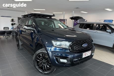 Blue 2021 Ford Everest Wagon Sport (4Wd)
