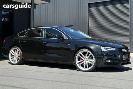 Black 2014 Audi A5 Hatchback Sportback 2.0 Tfsi Quattro