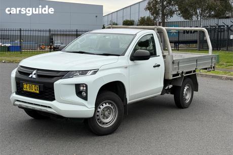White 2020 Mitsubishi Triton Cab Chassis Glx (4X2)