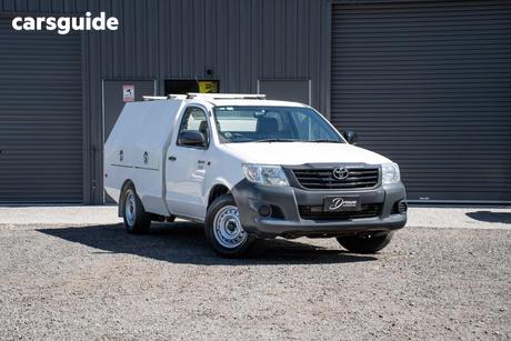 White 2015 Toyota Hilux Cab Chassis Workmate