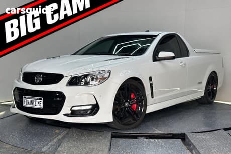 White 2015 Holden UTE Utility Ss-V Redline
