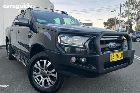 Black 2015 Ford Ranger Dual Cab Pick-up Wildtrak 3.2 (4X4)