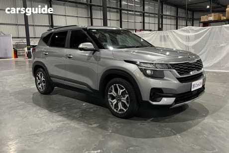 Grey 2020 Kia Seltos Wagon Sport+ (Fwd)