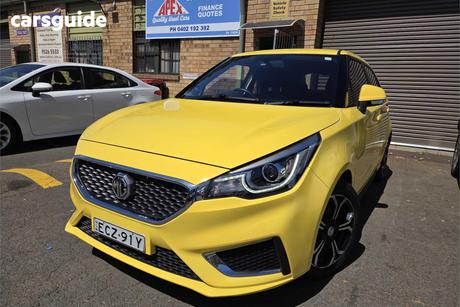 Yellow 2019 MG MG3 Hatchback Excite