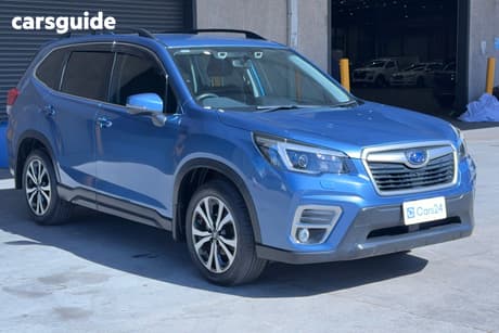 Blue 2021 Subaru Forester SUV