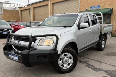 Silver 2015 Holden Colorado Crew Cab Chassis Ls (4X4)