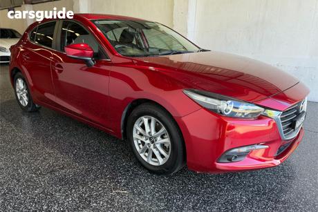 Red 2017 Mazda 3 Hatchback Maxx