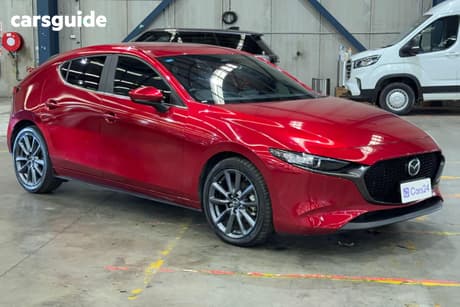 Red 2023 Mazda 3 Hatchback G20 Evolve Vision