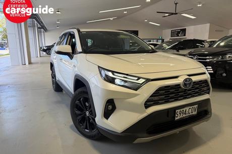 White 2022 Toyota RAV4 Wagon Cruiser (Awd) Hybrid