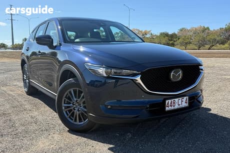 Blue 2021 Mazda CX-5 Wagon Maxx Sport (Fwd)