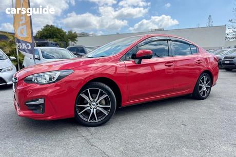 Red 2017 Subaru Impreza Sedan 2.0L (Awd)