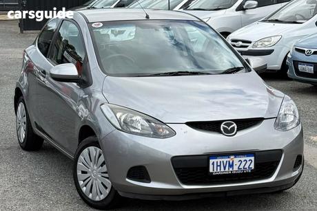 Silver 2009 Mazda 2 Hatchback Neo