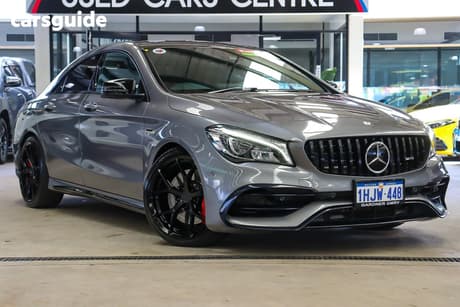 Grey 2017 Mercedes-Benz CLA45 Coupe 4Matic