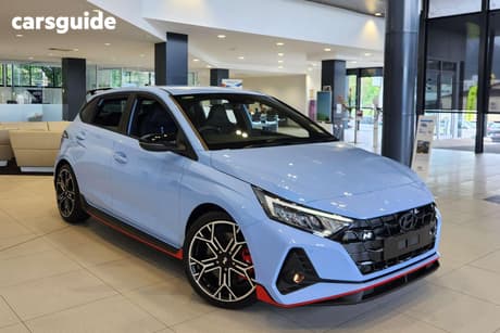 Blue 2026 Hyundai I20 Hatchback N