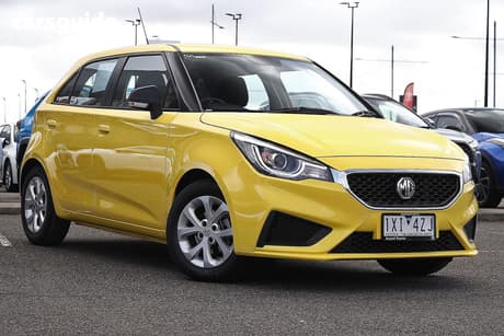 Yellow 2022 MG MG3 Hatchback Core