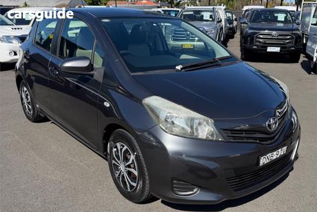 Grey 2013 Toyota Yaris Hatchback Yr