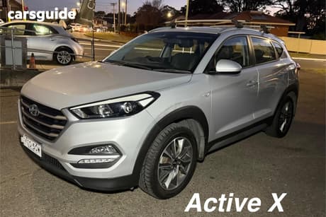 Silver 2017 Hyundai Tucson Wagon Active X (Fwd)