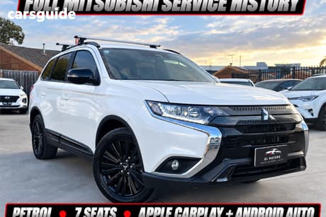 White 2021 Mitsubishi Outlander Wagon Black Edition 7 Seat (2Wd)