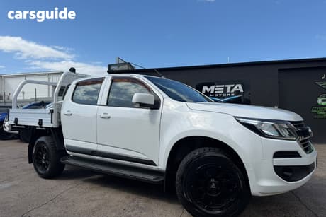White 2018 Holden Colorado Crew Cab Chassis Ls (4X4)