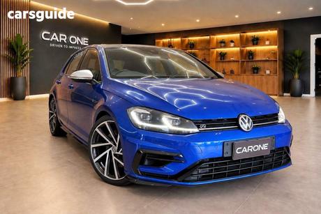 Blue 2019 Volkswagen Golf Hatchback R