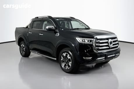 Black 2021 GWM UTE Dual Cab Utility Cannon-L (4X4)