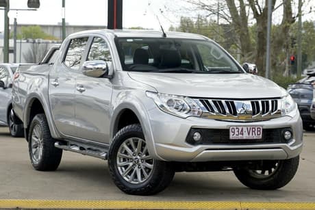 Silver 2015 Mitsubishi Triton Dual Cab Utility Exceed (4X4)