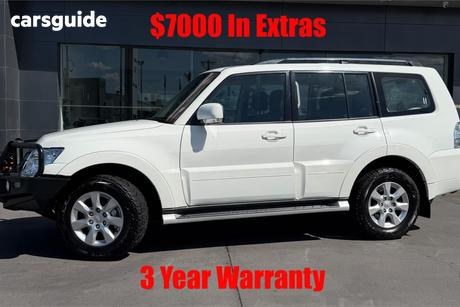 White 2021 Mitsubishi Pajero Wagon Glx5 (4X4) 5 Seat