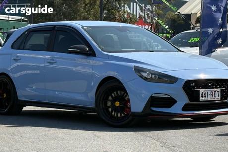 Blue 2018 Hyundai I30 Hatchback N Performance