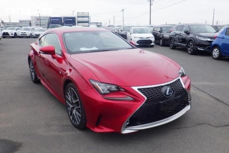 Red 2015 Lexus RC Coupe F SPORT PACKAGE