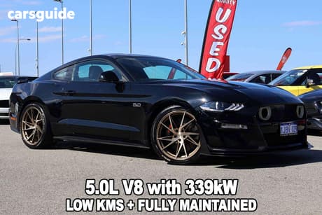 Black 2018 Ford Mustang Coupe Fastback Gt 5.0 V8