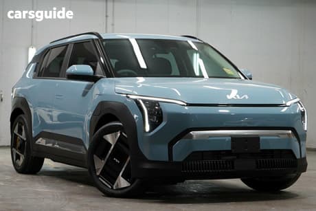 Blue 2026 Kia Ev3 Wagon Earth Fwd Lr Subtle Grey
