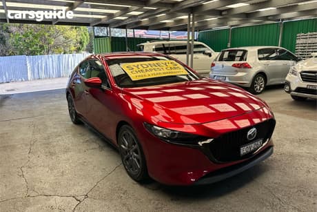 Red 2021 Mazda 3 Hatchback G25 Gt