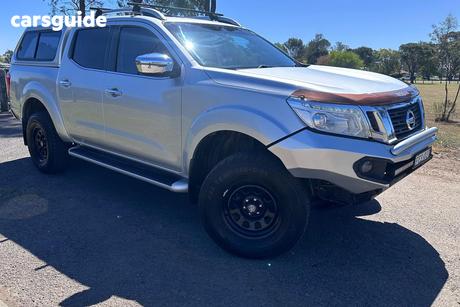 Silver 2015 Nissan Navara Dual Cab Utility St-X (4X4)