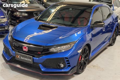 Blue 2019 Honda Civic Hatchback Type R