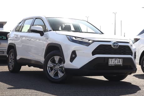White 2023 Toyota RAV4 Wagon Gx (2Wd) Hybrid