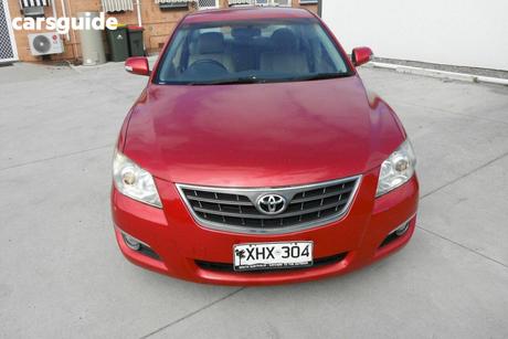 Red 2006 Toyota Aurion Sedan Prodigy
