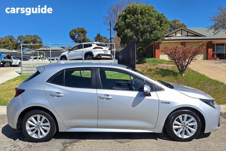 Silver 2022 Toyota Corolla Hatchback Ascent Sport Hybrid