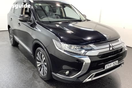 Black 2018 Mitsubishi Outlander Wagon Ls 7 Seat (Awd)
