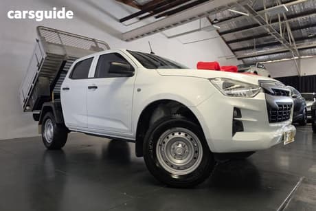White 2021 Isuzu D-MAX Crew Cab Chassis Sx (4X2)