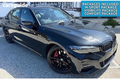 Black 2021 BMW 330I Sedan M Sport