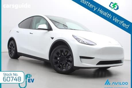 White 2022 Tesla Model Y Wagon Rear-Wheel Drive