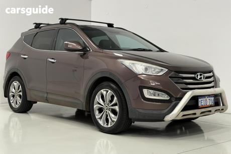 Brown 2013 Hyundai Santa FE Wagon Highlander Crdi (4X4)