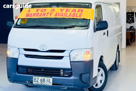 White 2014 Toyota HiAce Van Lwb