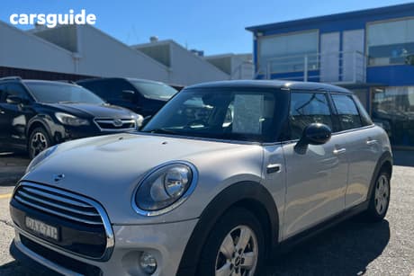 Cream 2015 Mini Cooper Sedan