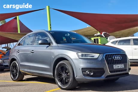 Grey 2013 Audi Q3 Wagon 2.0 Tfsi Quattro (155Kw)