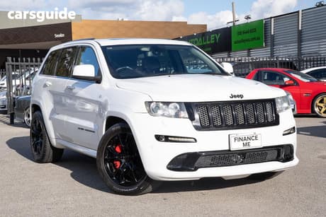 White 2012 Jeep Grand Cherokee Wagon Srt 8 Alpine